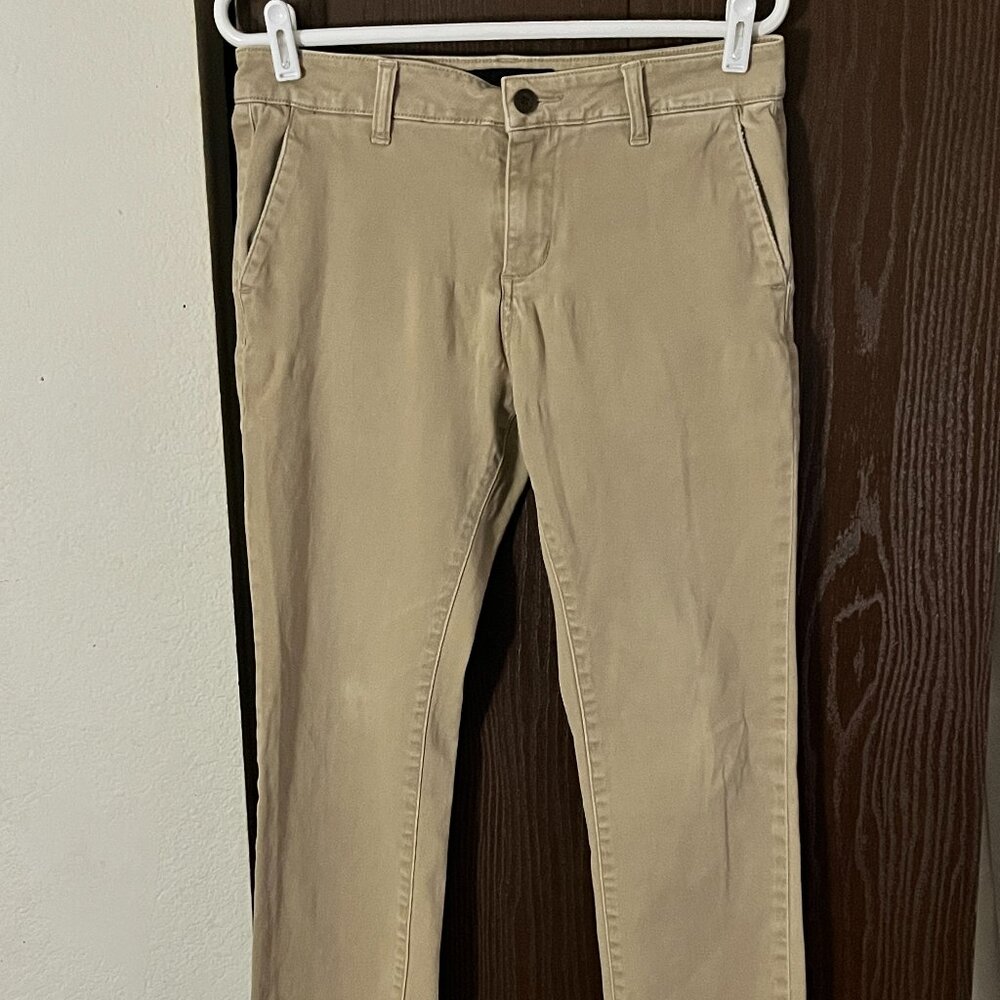 RSQ Seattle Chino Pants Men's 32x29 Khaki Seattle Skinny Taper Casual Slacks